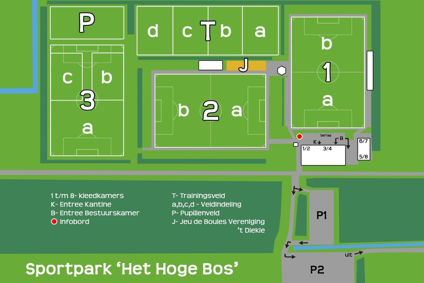 Plattegrond SV Hodo